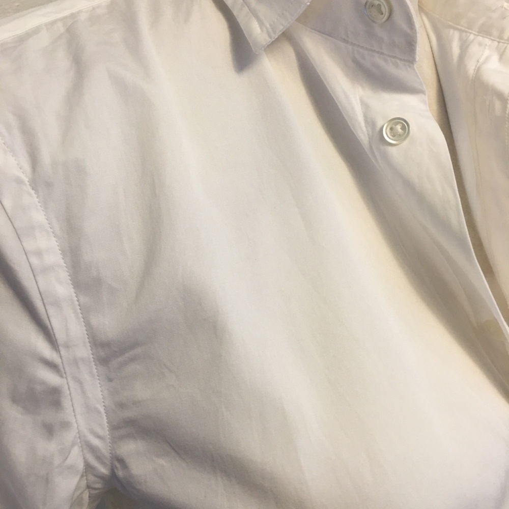 Polo Ralph Lauren bell sleeve top white cotton size 8 - Picture 2 of 8